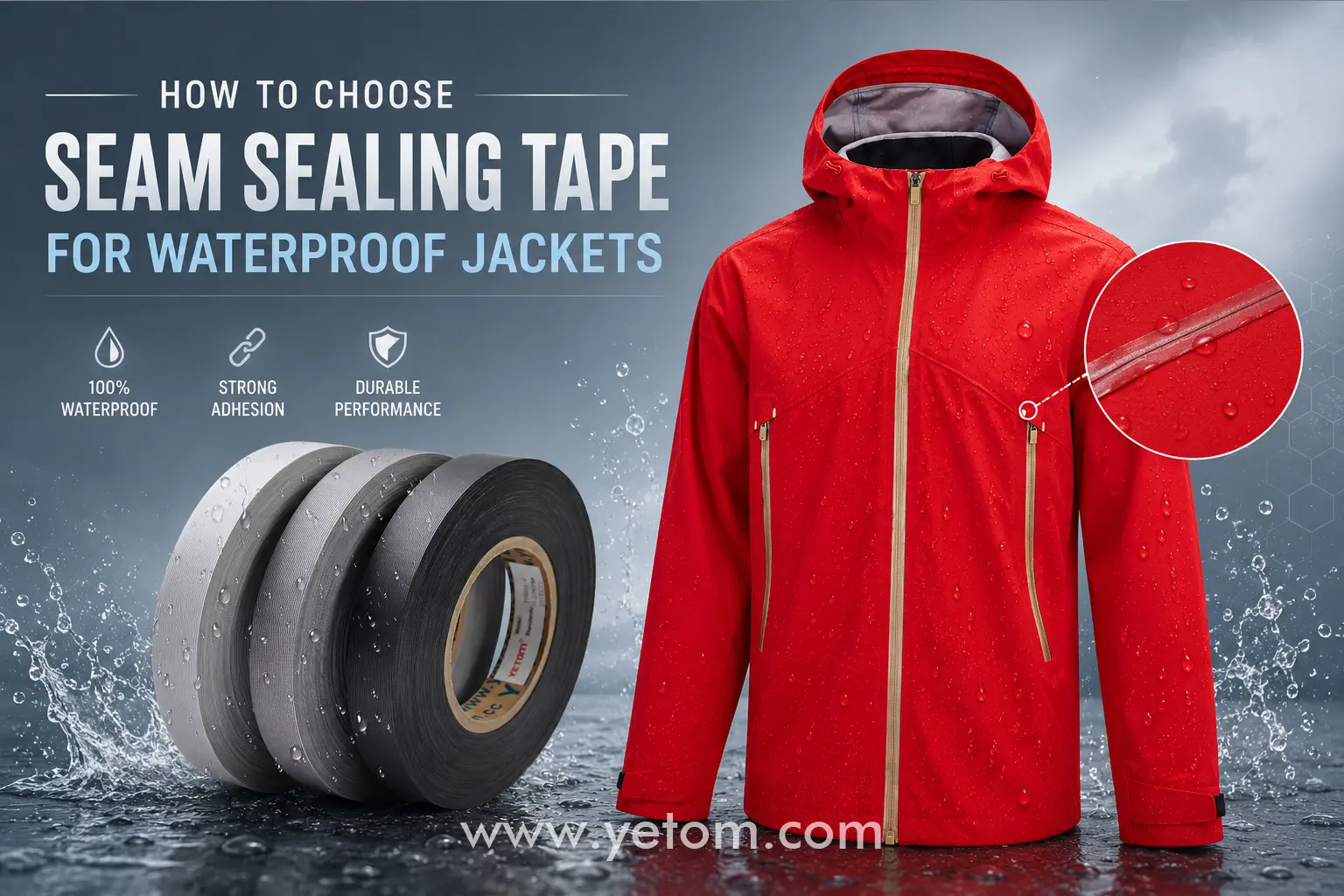 How to Choose Seam Sealing Tape for Waterproof Jackets