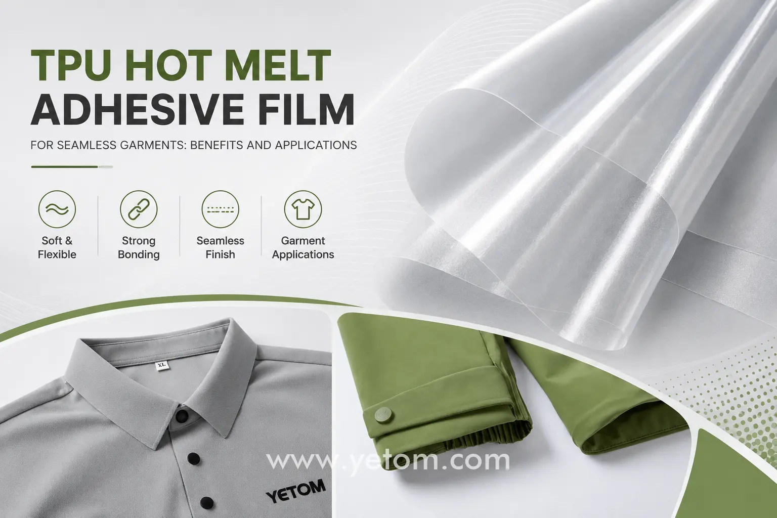 TPU Hot Melt Adhesive Film for Seamless Garments: Benefits and Applications